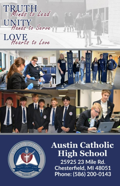 Austin Catholic High School Ad